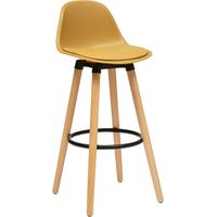 Barstuhl Maxon Buche & Metall - Ockergelb