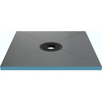 Mai & Mai Piatto Doccia da Piastrellare in Rigida Polistirene 100x100x4 cm, Piatto Doccia Pronto da Piastrellare per Bagno, Tagliabile Dimensione XPS-Duschboard01