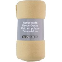 Couverture polaire 170x130 cm (jaune)