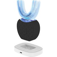 Brosse à dents ultrasonique, brosse à dents ultrasonique en forme de U pour adultes, brosse à dents électrique automatique-AquaForge