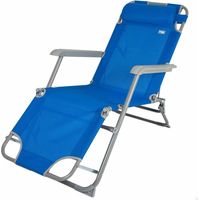 Aktive Relaxliege Blau, verstellbar, komfortabel und robust