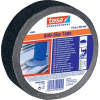 Ruban adhésif antidérapant pour escaliers Tesa, noir, 15 m x 50 mm