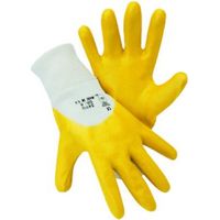 Meccanico Guanti Di Nitrile Gialli, Dimensione: 7 (A 12)