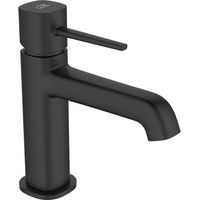 Batteria lavabo da appoggio con scarico clic-clac – design moderno, finitura nero opaco