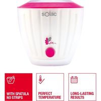 Depiladora Cera caliente SOLAC DC7501 Carepil Blanco/Fucsia, B