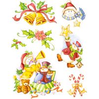 Decorazione glitter per finestra - Modello l - Feeric lights & christmas