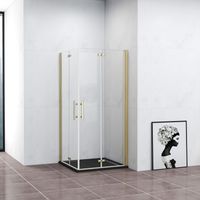 110x70x195cm Nano+ESG Sicherheitsglas Duschkabine Duschabtrennung Scharniertür Falttür Duschtür