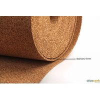 rouleau isolant souple en liège standard, ép. 5mm - 10m x 1m