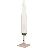 Housse de parasol, 17.8 x 58.4 x 193 cm, Beige+brun Clair