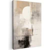 CUADRO EN LIENZO Abstracto - Arte - Gris Decoracion Pared Salon 20x30 cm
