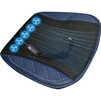 Car Seat Fan Cushion for Summer Driving Cooling Car Seat Cover with 5 Fans & 3 Adjustable Speed-Dark blue