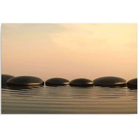 Tableau pierres zen 5 - 40 x 30 cm