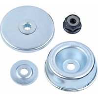 Adaptateur de Lame pour Tête de Débroussailleuse FS120/200/250/FS120 et Plus de Modèles, Plate Lame + Plaque Poussée + Rondelle Butée + écrou 4 in 1 Kit