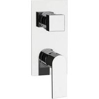 MISCELATORE MONOCOMANDO INCASSO DOCCIA C/DEVIATORE 4 VIE LINEA AVENUE Misura: Cromo