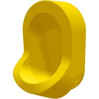 Urinario de pared sin agua TI'PI amarillo