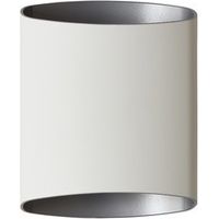 Sinne Applique Up & Down Structure Blanche, Argent, Interrupteur Sur Cordon 1x G9