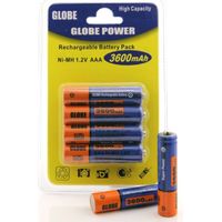 4 Aaa Rechargeable Ministile Batteries 3600 Mah Ni-mh Battery Pack