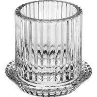 A.L.E Import Cilindro Portacandela H 70 Mm D 82 Mm Vetro Rigato