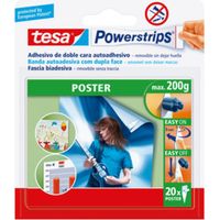 TESA POWERSTRIPS 20 STRISCE BIADESIVE POSTER