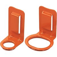 Crochet de rangement porte-outils en acier peint – Fixation facile – Pour outils de maçon et charpentier – Résistant aux conditions climatiques – Morganti