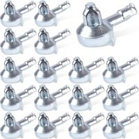 Lot de 16 supports d'étagère en alliage de zinc, compatibles avec les bibliothèques IKEA (argenté)