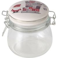 Bocal en porcelaine avec couvercle MONTI, 450 ml