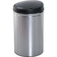 Contenedor Papelera Cubo Basura 30L Sensor Movimiento Automático Acero Inoxidable