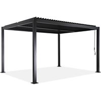 sweeek - Bioklimatische Pergola mit Lamellendach Palace 3x4m