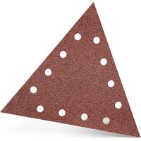 MENZER Red Klett-Schleifscheiben, 290 x 250 mm, 12-Loch, f. Trockenbauschleifer, Normalkorund (25 Stk.) K40