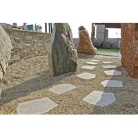 Feinsteinzeug Trittstein Stone Gres 42 x 36 cm beige