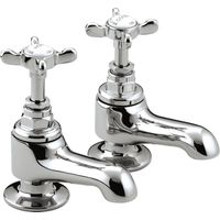 Bristan 1901 Bathroom Bath Tub Pillar Taps Chrome Traditional N 1/2 C CD