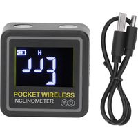 Angle Finder Digital Display Level Gauge BT Magnetic Inclinometer Tool for Woodworking