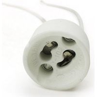 50 Portacavi in ceramica GU10 150mm