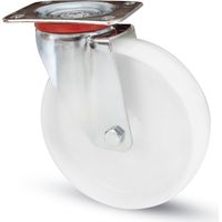 Avo RUOTA GIREVOLE PER CARRELLI NYLON art.118BIS mm.125-piastra mm.115x85