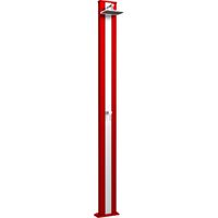 Doccia Solare da Esterno Giardino 30L Miscelatore Arkema Spring S Fascia Inox Cherry
