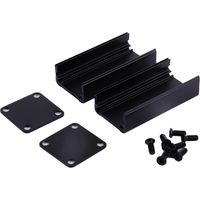 Boîtier de Dissipation Thermique en Aluminium 50x25x25mm pour Circuits Électroniques DIY