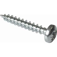 Schraube Agglomerat runde Kopf PZ verzinkt kreuz Schraubeholz 4x20 mm (Packung mit 15 Schrauben)