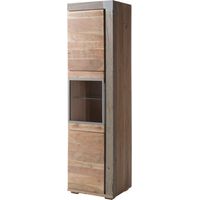 Vitrine Akazie 55x45x204 beige lackiert Amsterdam 120