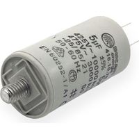 Ducati Energia – Condensateur permanent 5µF à cosses Faston – Ø30x56mm – Homologué VDE EN60252-1 – Pour moteurs électriques 220V et pompes