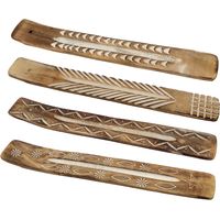 Bruciatore in legno fatto a mano 4U - NUOVO, stile bohémien, decorazione aromatica