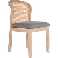 Chaise de cuisine design contemporain en polyester gris - Gris foncé élégant et moderne