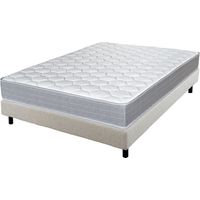 Matelas et sommier 140x190 Madere - Newkit - Soutien ferme - Sommier démonté - Crème
