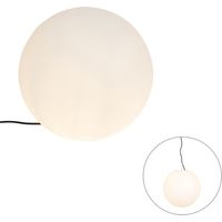 Moderne Außenleuchte weiß 45 cm IP44 - Nura