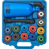 KRAFTPLUS K.685-0515 Öl-Einfülltrichter-Satz Motoröl Trichter Einfüllhilfe Adapter mit schwenkbarem Winkelarm - 15 teilig