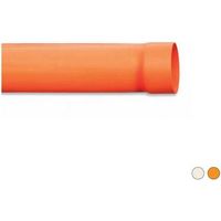 TUBE EN PVC Dimensions : Ivoire Diamètre 80 Longueur 1000