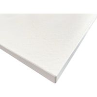 NALA-Plato de ducha SMC en fibra de vidrio, efecto piedra con valvula incluida H. 2.6 cm - 90-100 Bianco