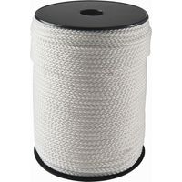 Werka Pro – Tresse en polypropylène 5mm – Longueur 100m – Corde résistante pour fixation et soutien – Coloris blanc