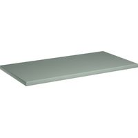Planwaschtisch ELVINA – 80x40 cm – Farbe pastellgrüner Salbei – Zum Aufsetzen – Modernes Badezimmer