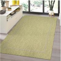 Tapis plat intérieur et extérieur contemporain Mirena Vert 280x370