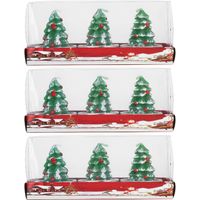 3 Ensembles de Bougies Miniatures pour Sapin de Noël, Décoration de Table Romantique aux Chandelles